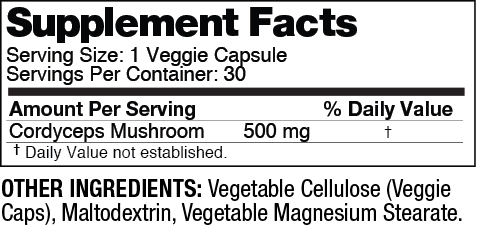 Cordy nutrition facts
